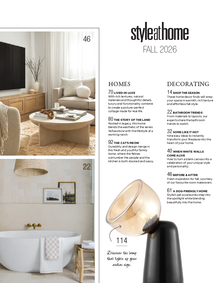 Fall 2026 | Fall in love with these stunning home tours